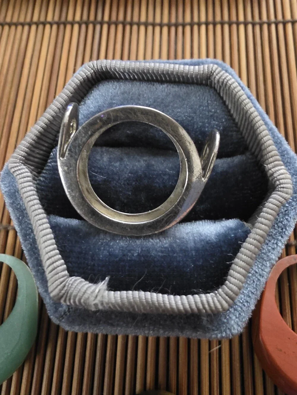 925 Silver MultiStone Interchangeable Ring (Vintage)